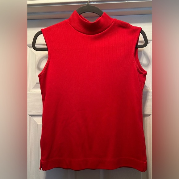 Mountain Lake Tops - Mountain Lake Red Fitted Tank Top